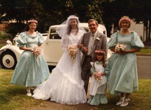 bridesmaids with Sarah and Frank, Joanne, Ra and the youngest from Barnsley.... (full names on a postcard please!)
