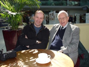 David and dad at The Forum around 2008