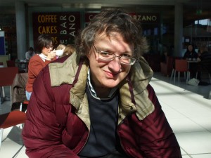 One of my favourite photos of Colin, taken at The Forum, Norwich around 2008/9