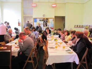 One of the great things about Knapton was sharing a full cooked breakfast together on Easter Sunday mornings