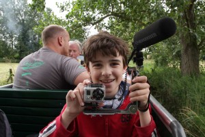 Luke is already starting to get into video director mode! taking over David's mantle!