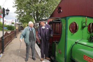 Bressingham, yes dad chatting!