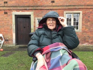 John still raising a smile, even though it was pretty cold in February 2016!