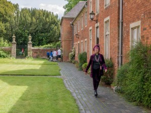 Kathie the vicar of the Church of England church, also on site, is a frequent visitor. She always wears purple, so looking the part on Purple fun Day was a breeze! 2015