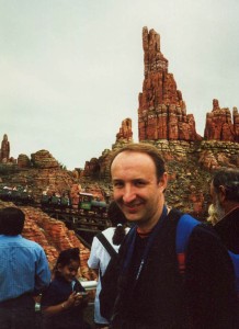 By David's favourite ride in Disney (fun, fast but not too scary!) Big Thunder Mountain, 2000