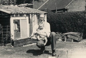 John with Colin, around 1955