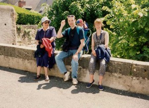 Irene, David and Sarah, Loire, '94
