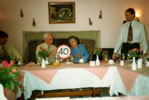 David used 8 road signs as visual props! May '93