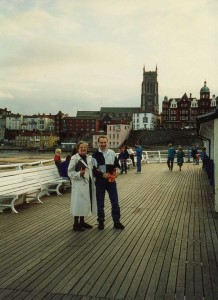 Irene and David on Cromer Pier, mid 1990's